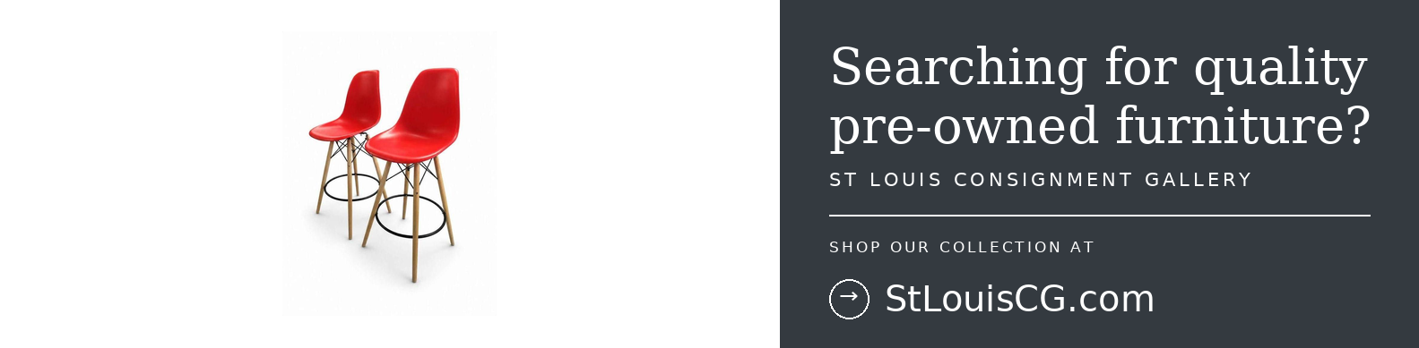 Searching for quality pre-owned furniture? Visit St. Louis Consignment Gallery.